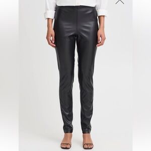 Ichi IHCOMANO faux leather leggings